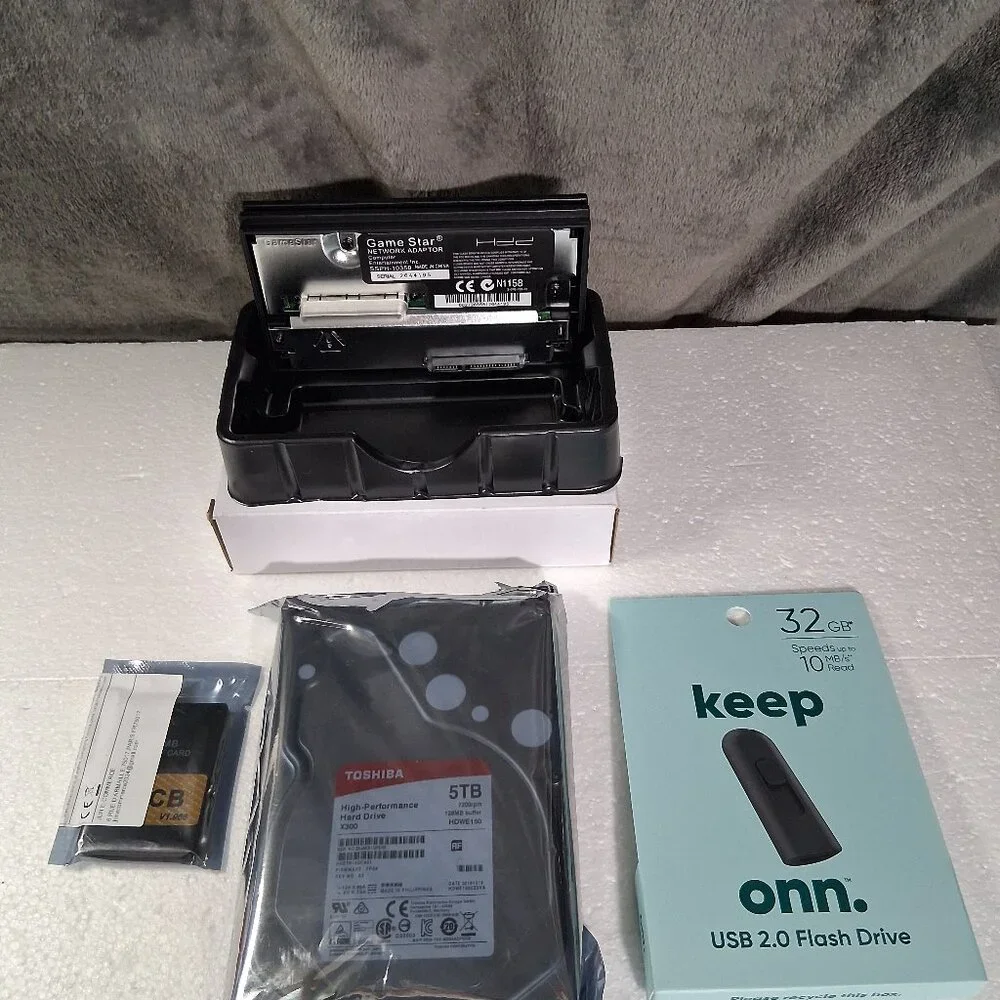 PS2 5TB HDD for PS2 FAT with SATA Adapter